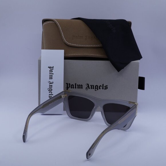 Palm Angels PERI099 HOLLYWOOD 0907 Cat Eye Sunglasses - Grey/Dark Grey - Picture 11 of 11